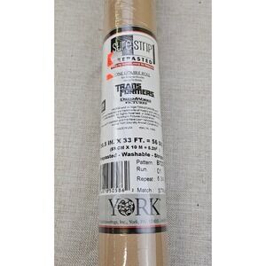 York Sure‎ Strip Transformers Pre Pasted Washable Wallpaper Double Roll BT2761